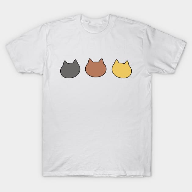 Hoshino Anzu (Romantic Killer) 3 Cat T-Shirt by Kamishirts